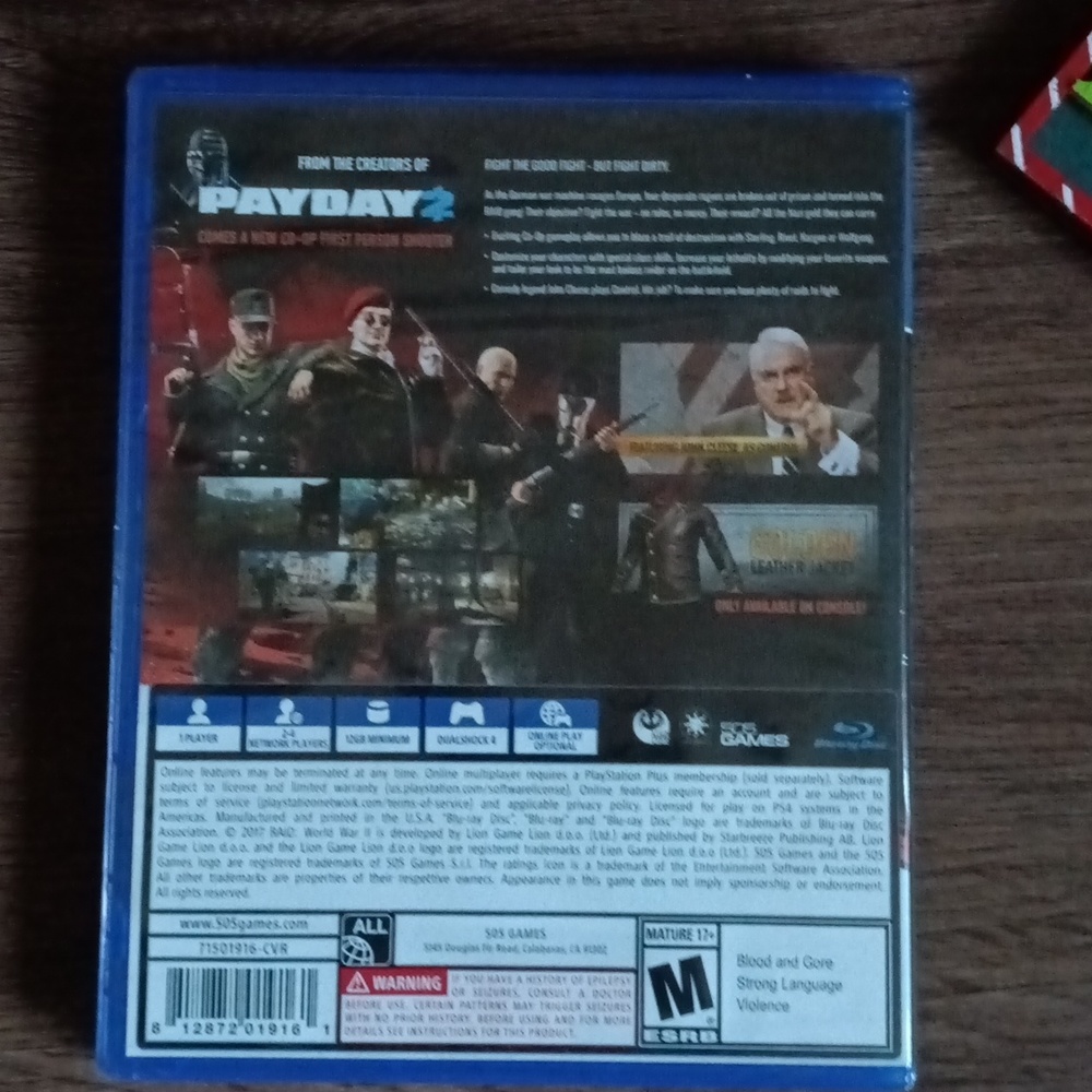 Raid ( PS4) - Picture 2 of 2